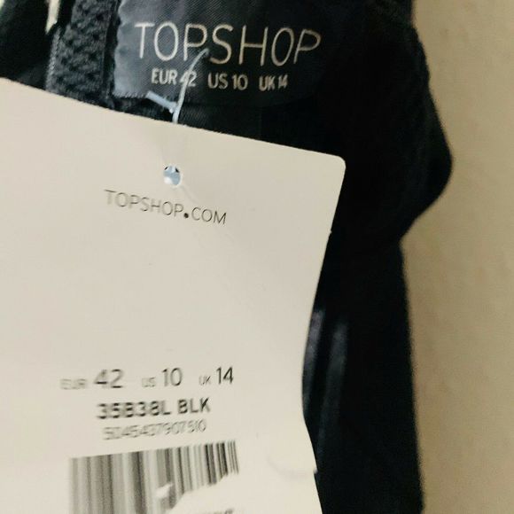 Topshop Sheer Mesh Cutout Illusion Cocktail Dress - Picture 6 of 8